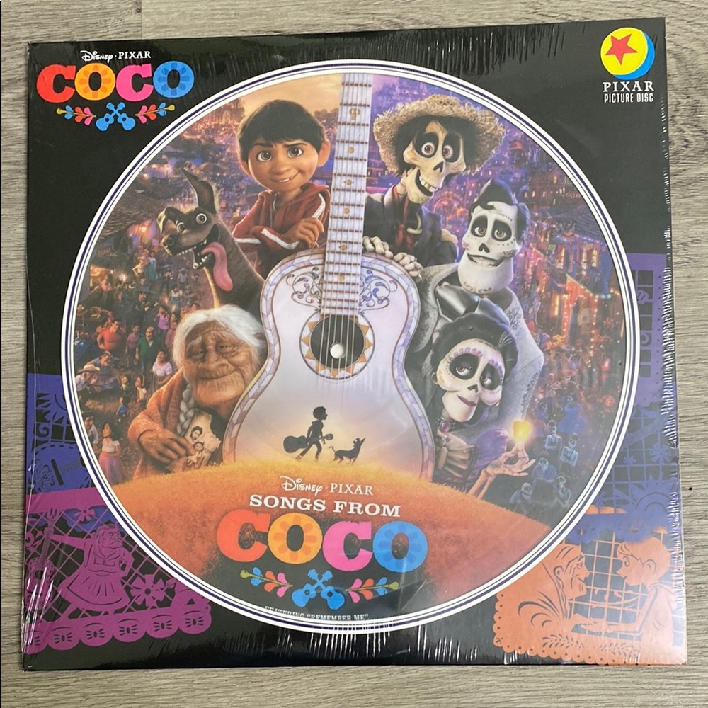 Disney Pixar Songs From Coco Picture Disc - SEALED
